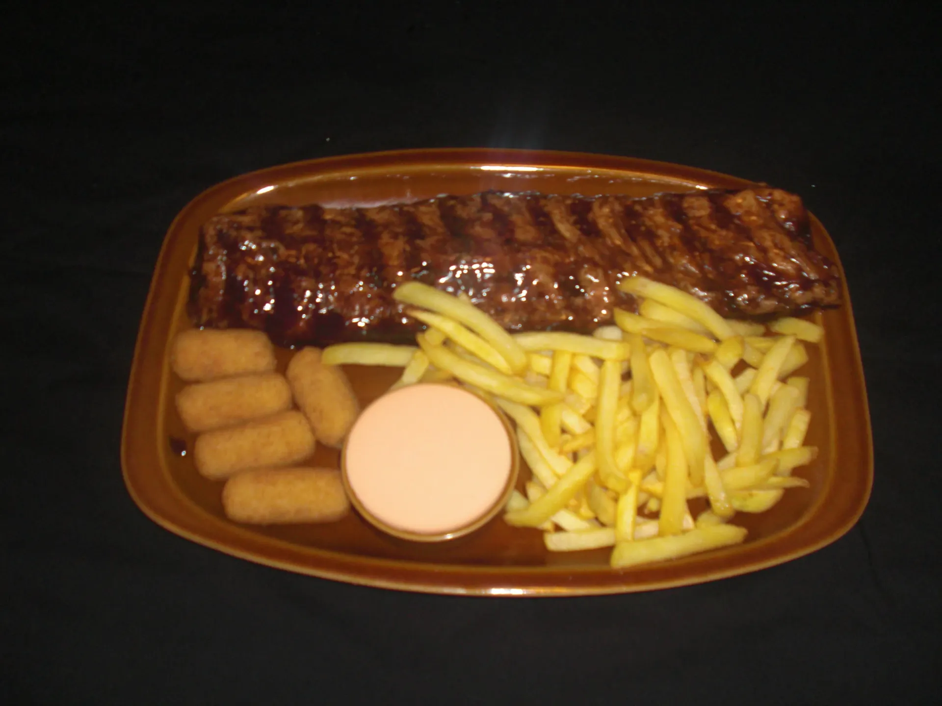 Costillar BBQ pieza 1.200 grs